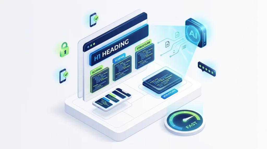 schema markup and technical SEO checklist for local business websites