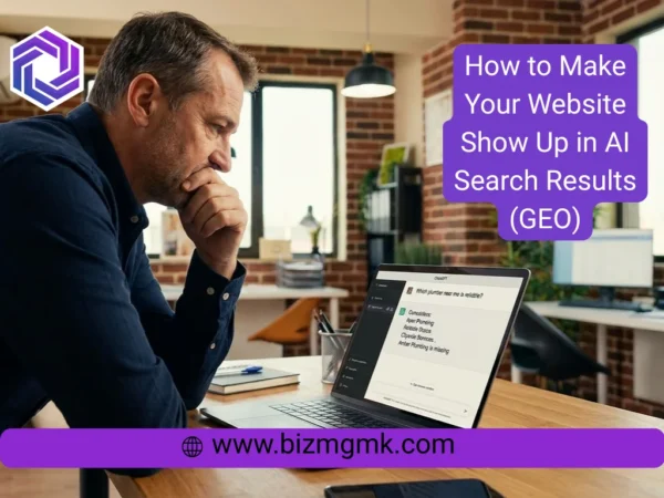 local business owner checking if their website shows up in AI search results