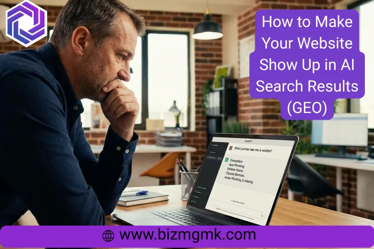 local business owner checking if their website shows up in AI search results